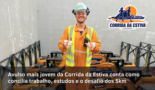 Avulso mais jovem da Corrida da Estiva conta como concilia trabalho, estudos e o desafio dos 5km