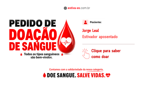 Doação de sangue - Jorge Leal