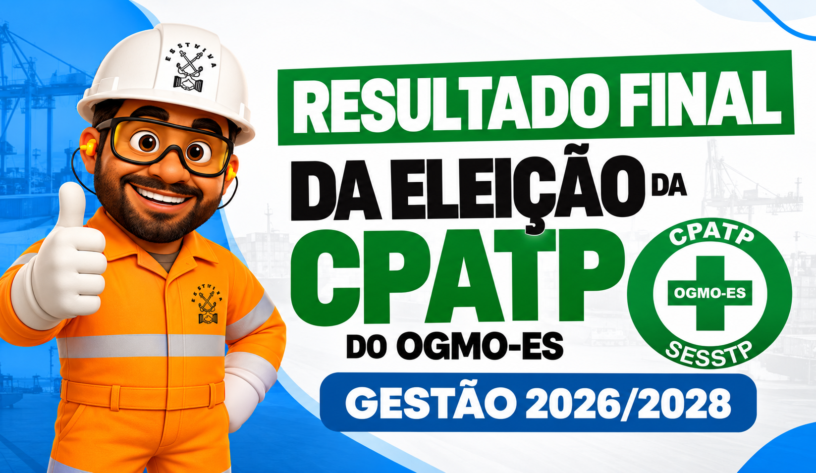Estivadores ganham destaque no resultado final da eleição da CPATP do OGMO-ES